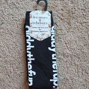 Dreamers And Schemers Equestrian Boot Socks